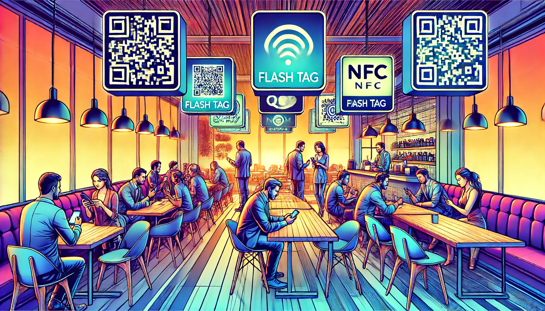 ¿Por qué incorporar Carteles y Tarjetas Flash Tag en cadenas de restaurantes?