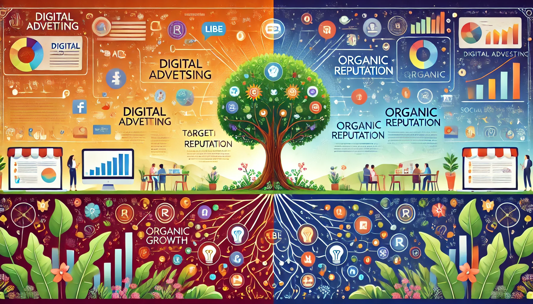 Publicidad digital vs. reputación orgánica