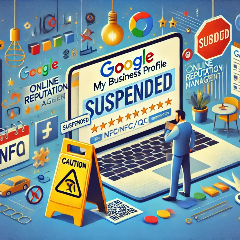 suspensión Google My Business