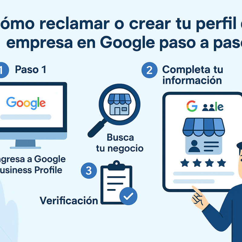 Cómo reclamar o crear tu perfil de empresa en Google paso a paso